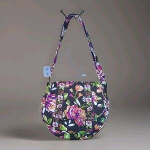 Vera Bradley Purse English Rose Shoulder Bag Hipster Crossbody Bag Retired